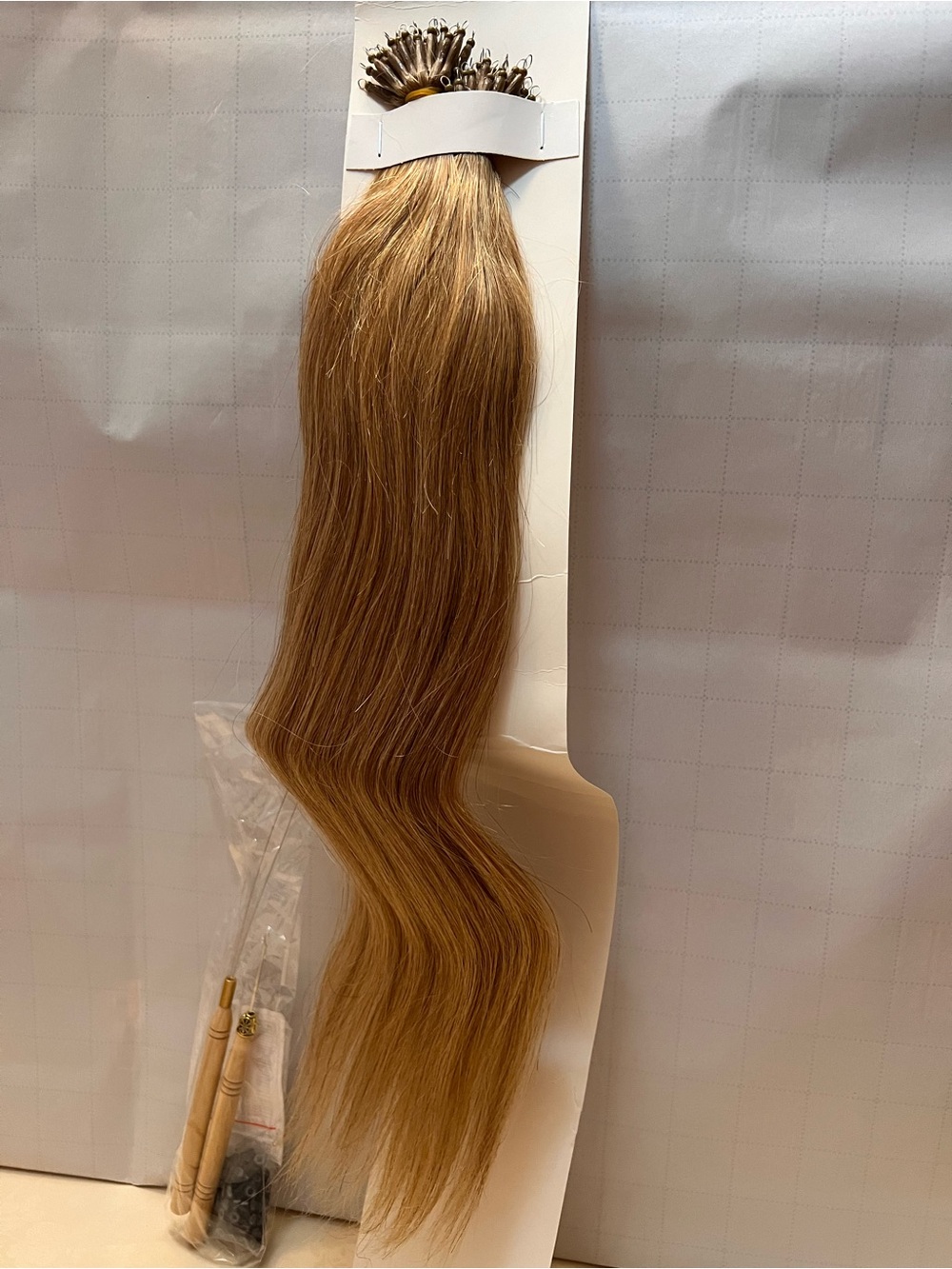 Remy Human Hair Keratin I-Tip Extensions – Light Golden Brown